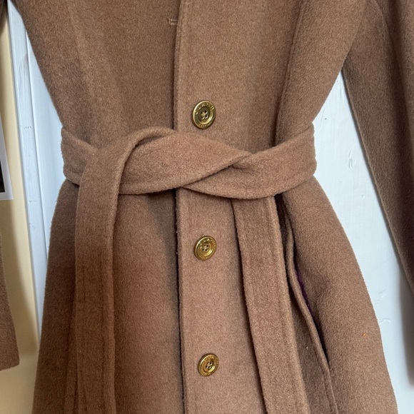 Coach Tan Trench Coat with Belt - Picture 10 of 15